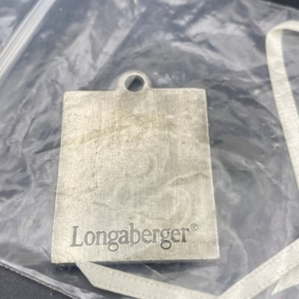 Longaberger Crawford Barn Horse Charm Country Cupboard Spreader Basket Flowers - Picture 3 of 10